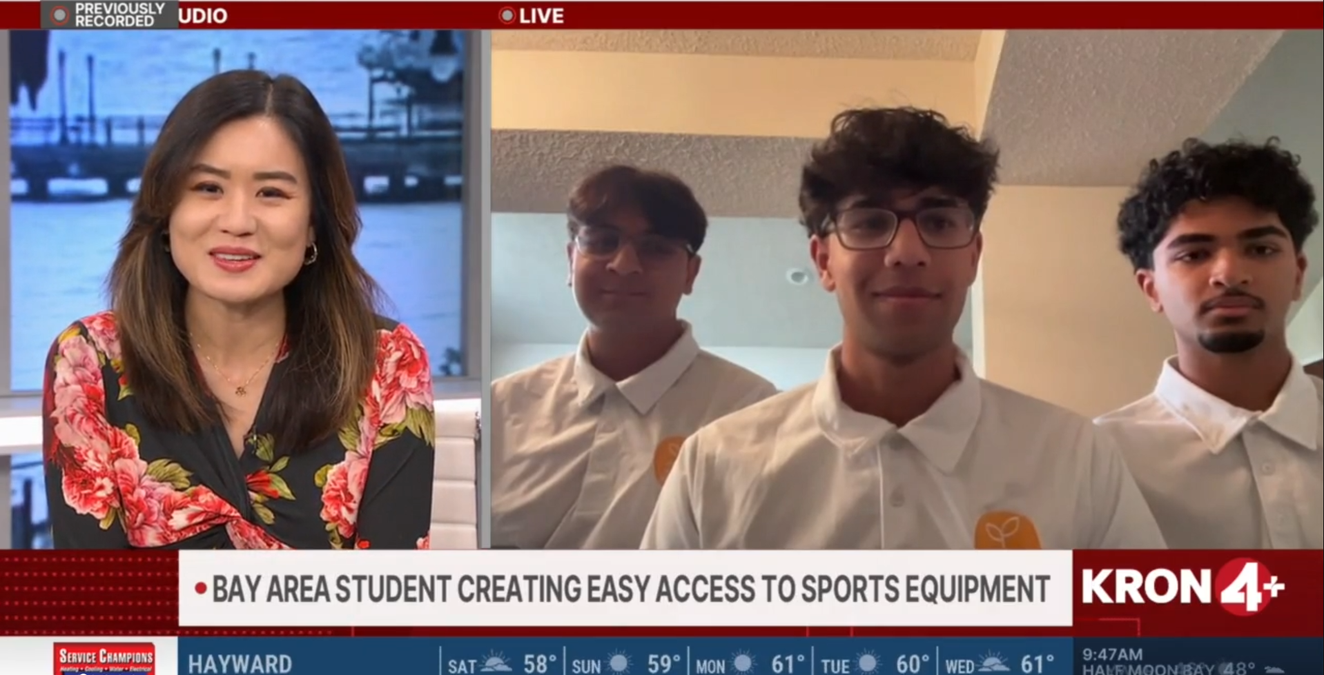 KRON4 Live News Feature